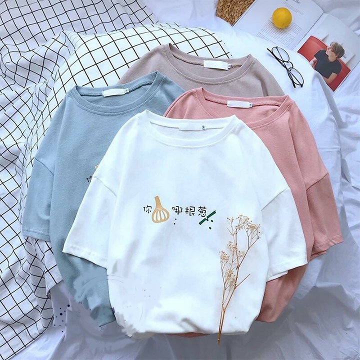 [FreeshipMAX] Áo thun nữ Áo thun nữ form rộng