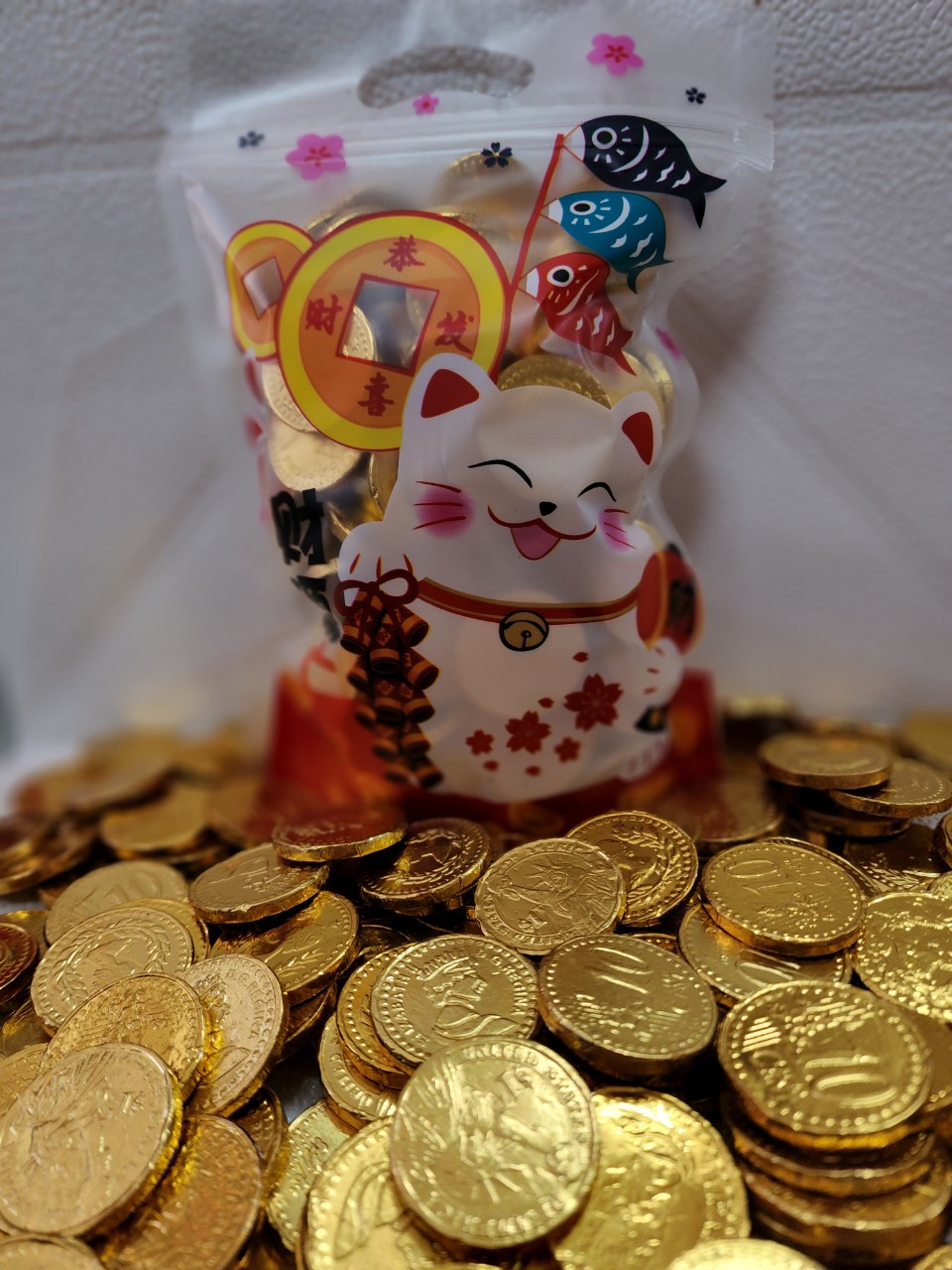 Socola VÀNG MÈO TẾT GÓI 500g