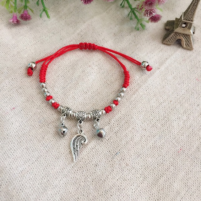 Vòng tay handmade mặt cánh phối chuông, đa dạng mẫu mã, chất lượng đảm bảo và cam kết hàng đúng mô tả