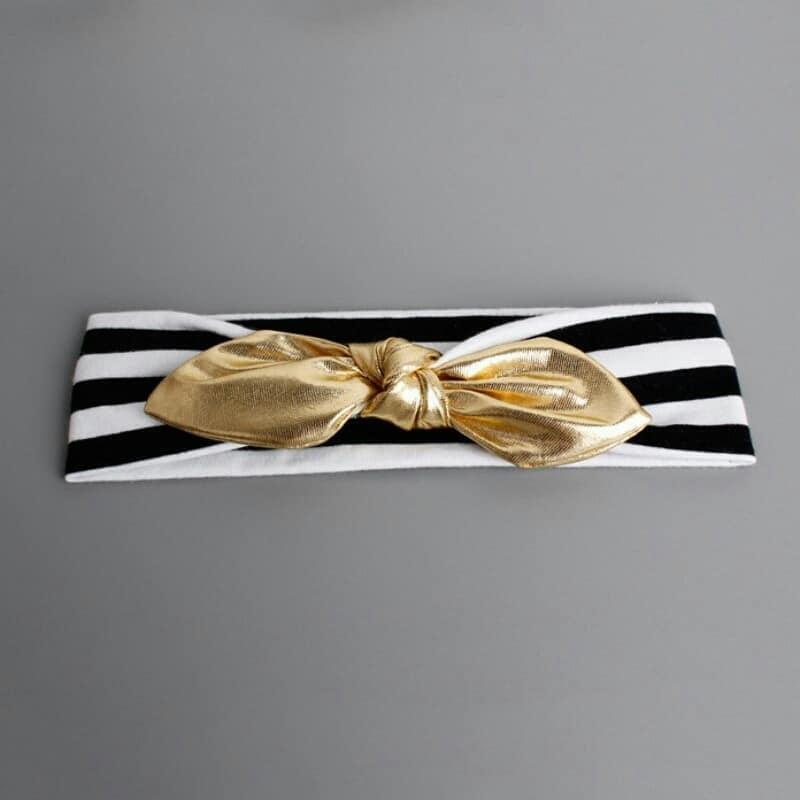 [HCMC] cute yellow striped baby headband