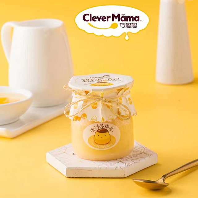 Thạch sữa chua - caramen Pudding Clever Mama Egg