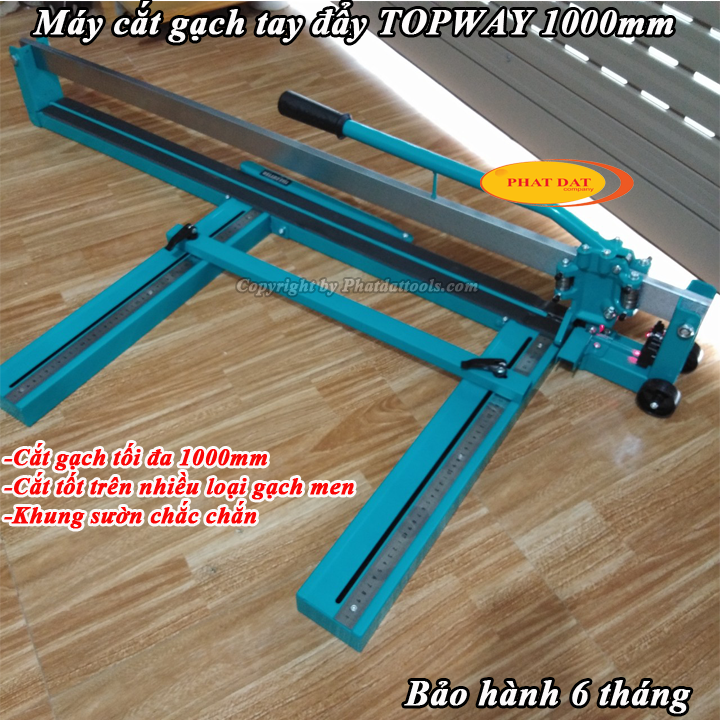 Máy cắt gạch bàn đẩy tay topway 1000-máy cắt gạch tay đẩy