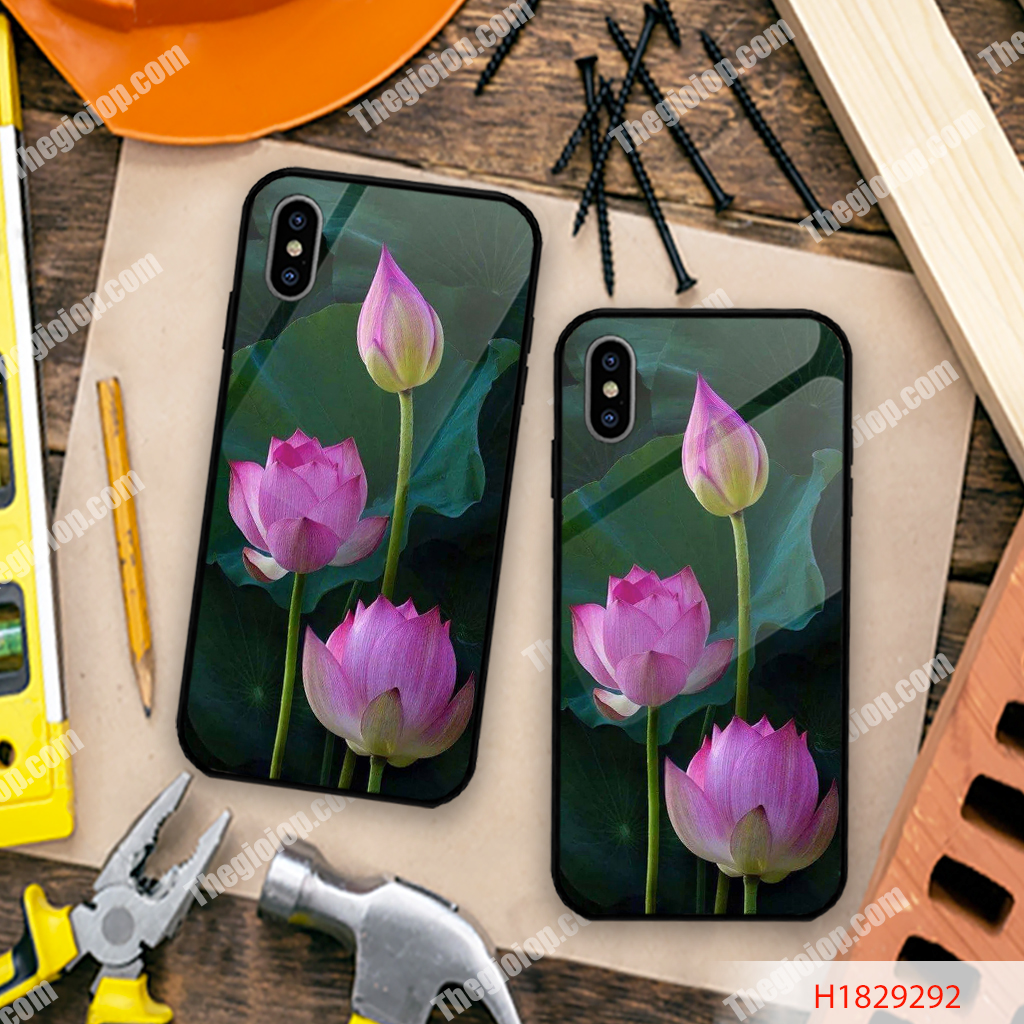 ỐP IPHONE, SAMSUNG TRÁNG GƯƠNG HÌNH HOA SEN