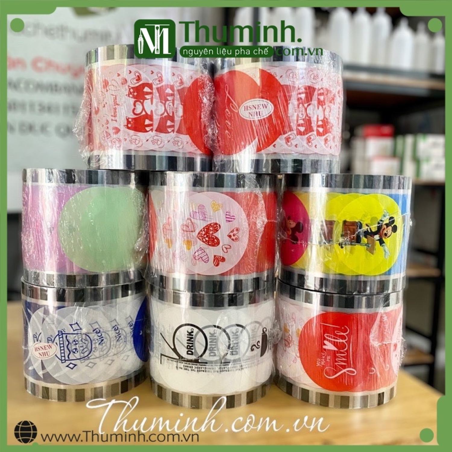 Màng ép ly in sẵn 2400 hình/ cuộn