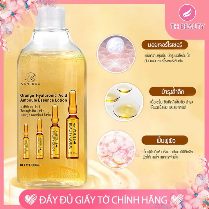 [Chính hãng] Toner tinh chất vàng lá 24k Vanekaa