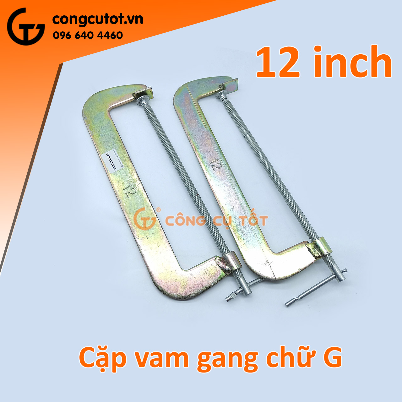 Bộ 2 chiếc Cảo (Vam) chữ C 2 - 12 inch