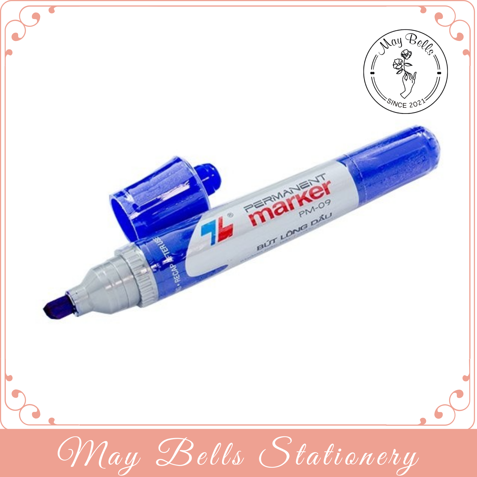 Bút lông dầu Thiên Long không xoá được PM-09