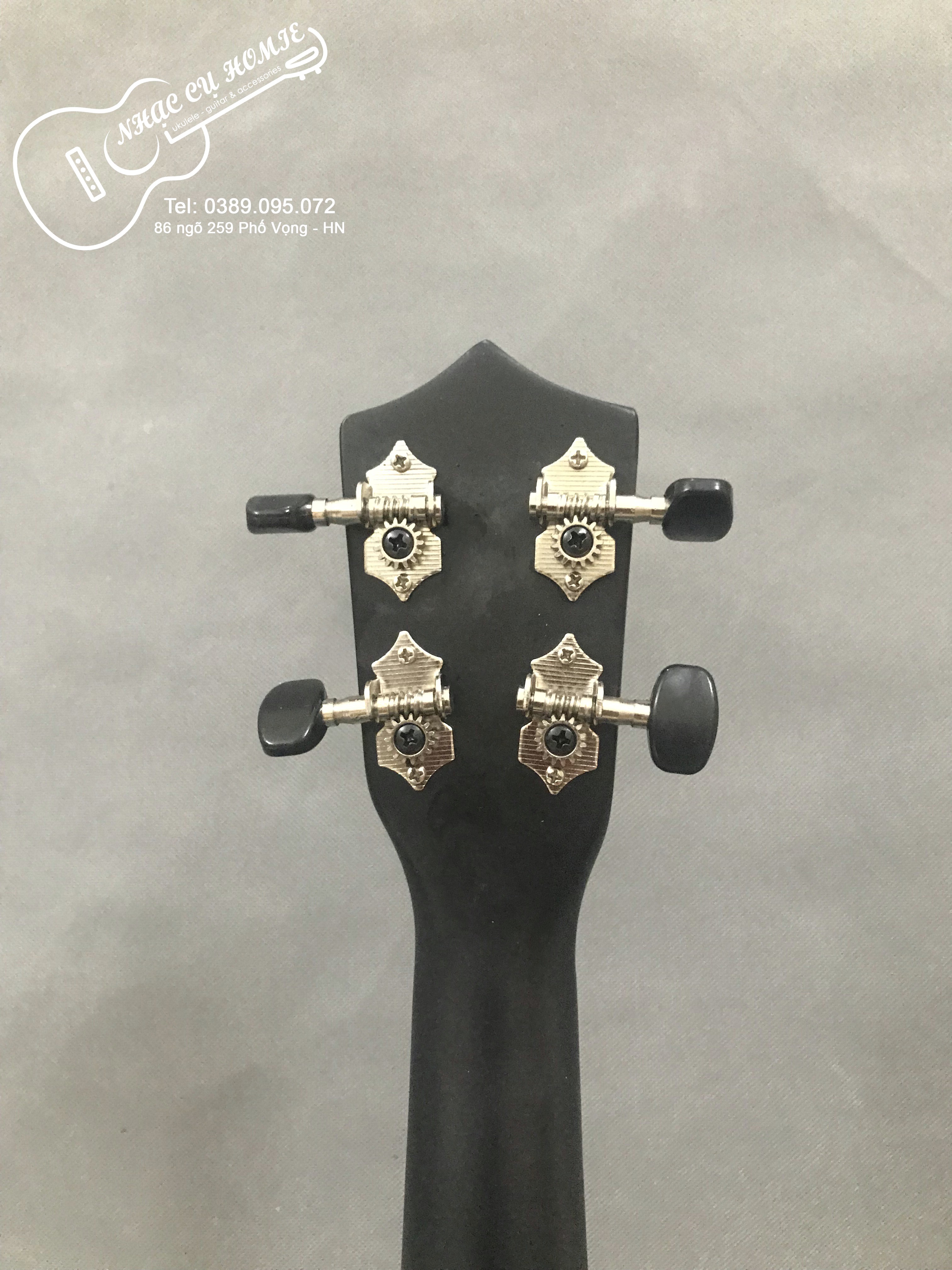 ĐÀN UKULELE CONCERT ĐEN TRƠN