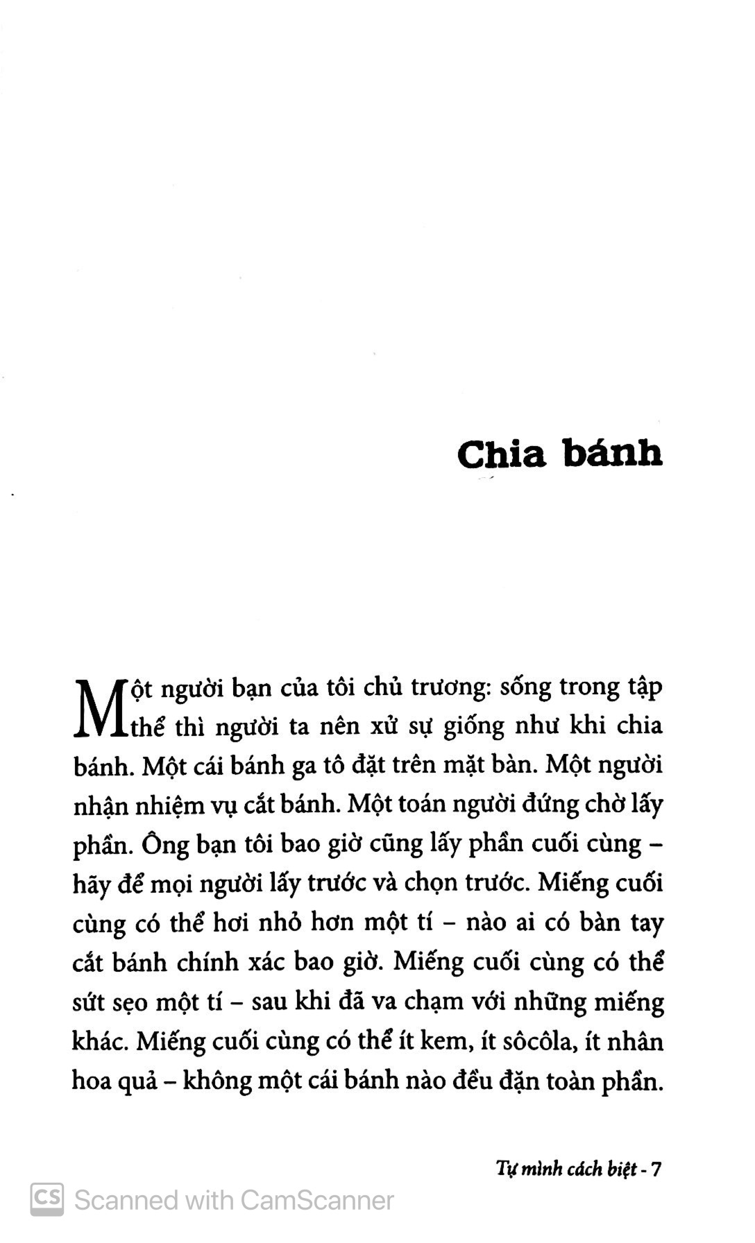 Tự Mình Cách Biệt - Hồ Anh Thái