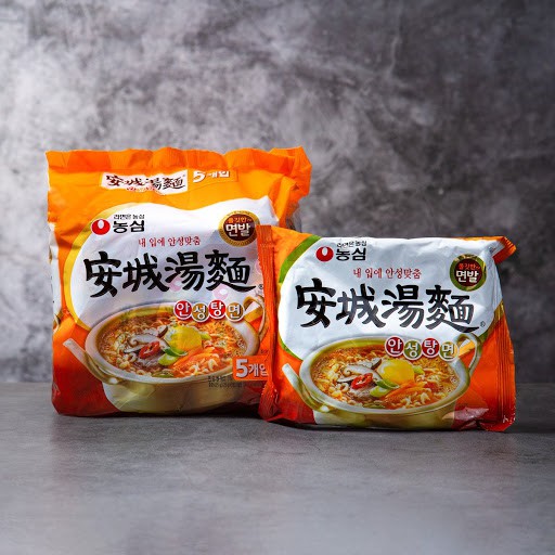 Mì TrứNg Anseong Nongshim Hàn Quốc 120G*5Hàng Nội Địa