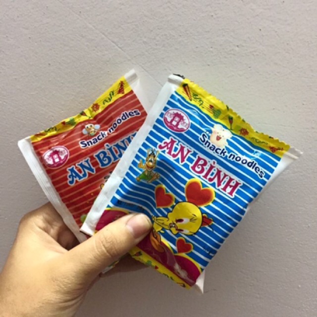 10 Gói Mì Tôm Trẻ Em  Giòn Rụm