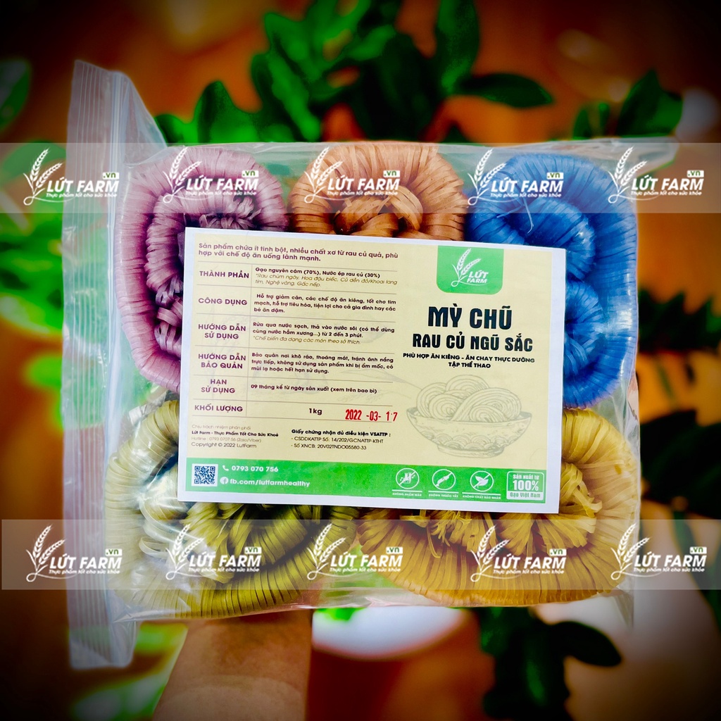 [COMBO 05] Rau củ ngũ sắc Lứt Farm
