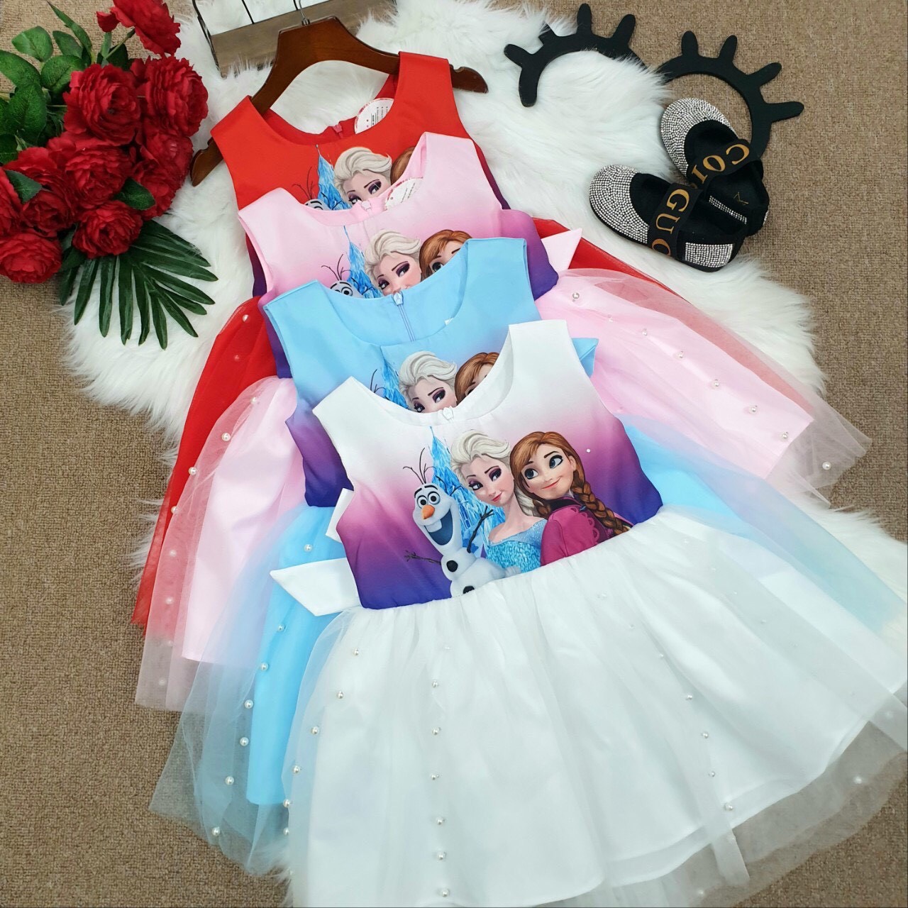 [HCM]Đầm công chúa elsa (8-25kg) #đầm