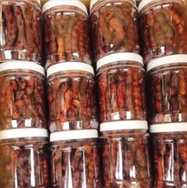 1KG ME LÀO NGUYÊN TRÁI CHẤM MUỐI TÔM