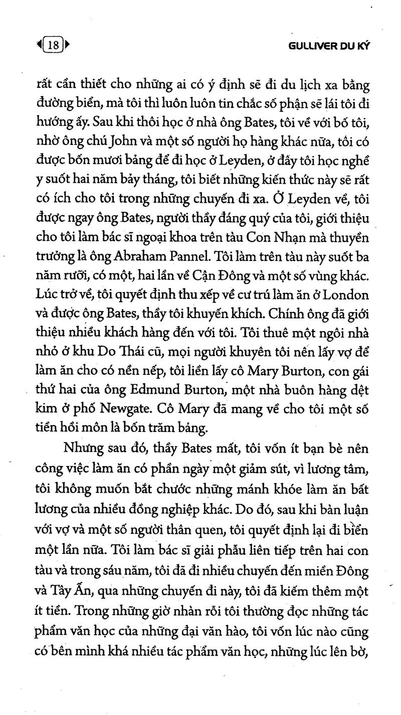 Sách: Gulliver Du Ký - Văn Học Nước Ngoài