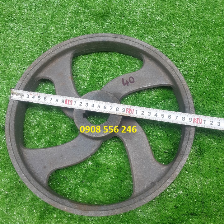 Puly 30 phân cốt 40mm hai rãnh b