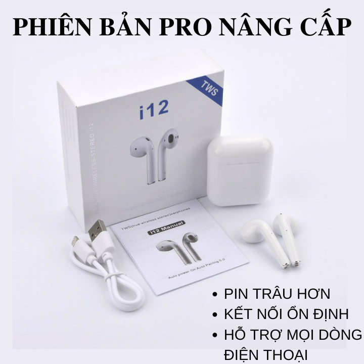 >> BÁO GIÁ TAI NGHE BLUETOOTH THẾ HỆ 12 PHIÊN BẢN PRO NÂNG CẤP HIỆN CỬA SỔ TỰ ĐỘNG KẾT NỐI , NÚT CẢM ỨNG, MICRO HD, GIẢM | Shopee Lazada Sendo Tiki mới nhất 104 Tai Nghe Bluetooth BLT Thế Hệ 12 Phiên Bản Mới Nút Cảm Ứng, Cửa Sổ Kết Nối, Micro 2 Bên Hỗ Trợ Mọi Dòng Máy - Tai Nghe Bluetooth Không Dây inpods 12s Tws - Tai nghe Bluetooth pin trâu hay hơn i7s, i9s, i11s