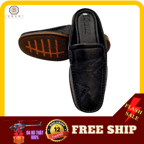 [Hcm]High Quality Cow Leather Men's Slip-On Shoes Ntb110 (Black Brown)