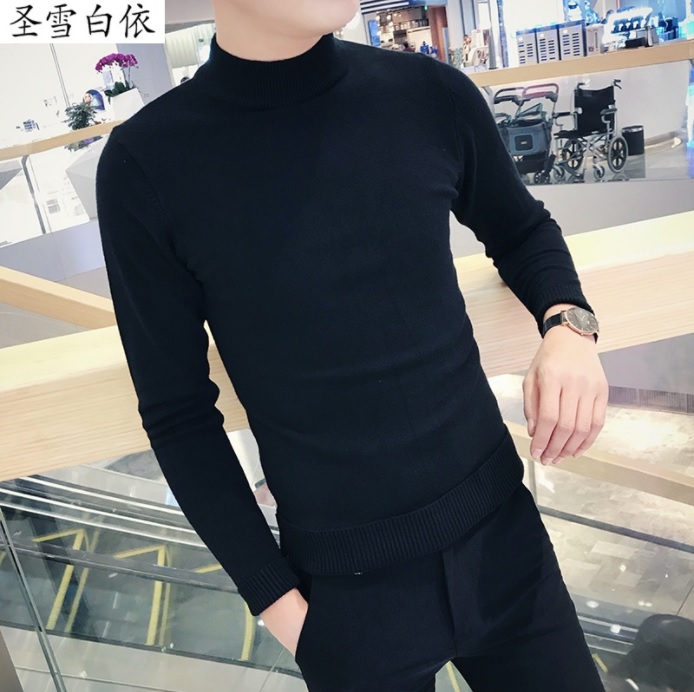 Áo len nam cổ 3 phân mềm mịn