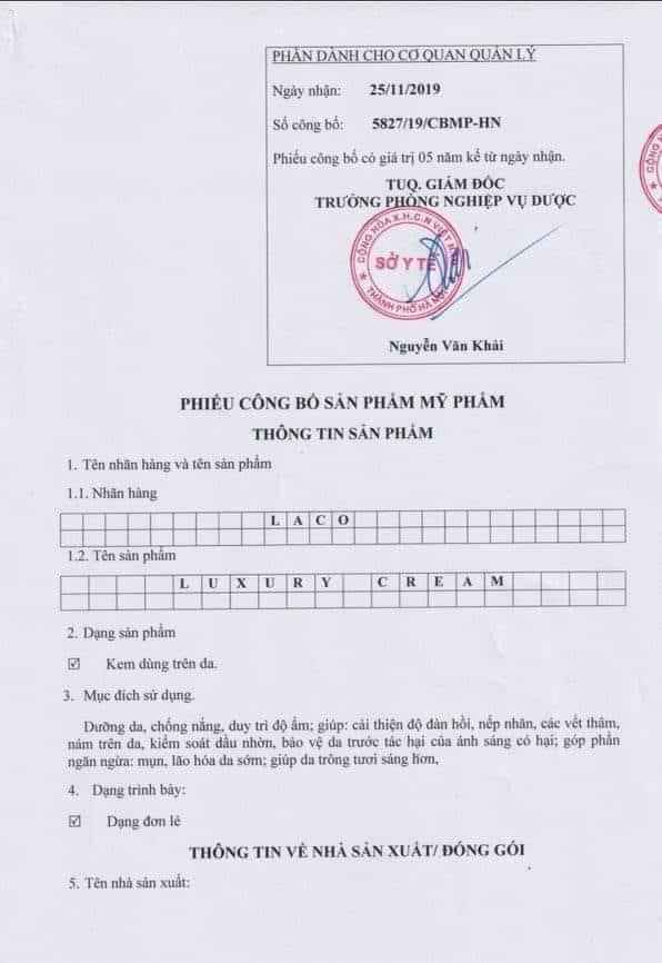 [HCM] Kem Dưỡng Da Ban Ngày LACO LUXURY