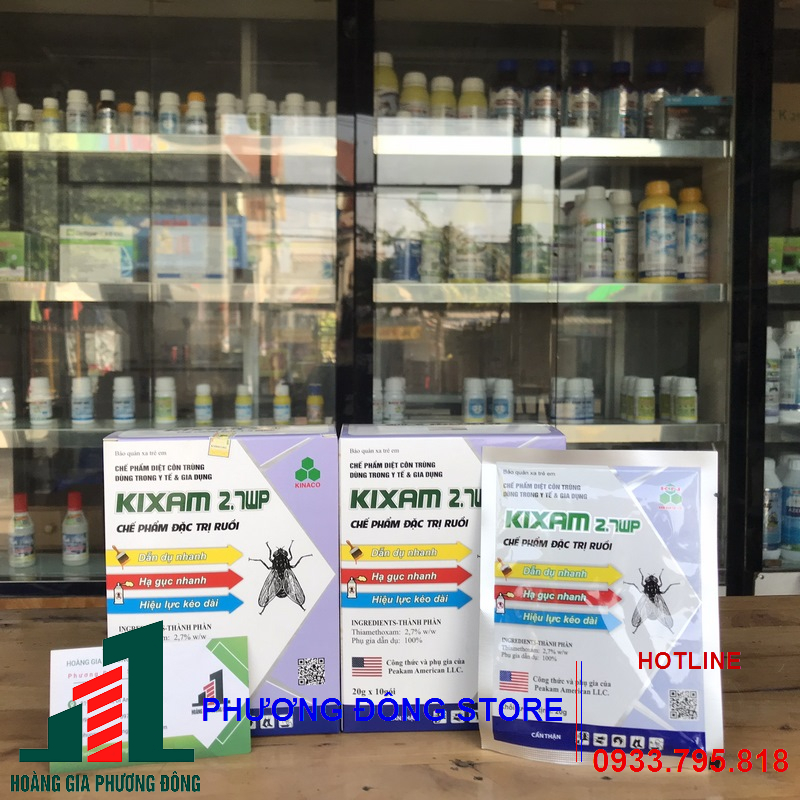 Kixam 2.7 WP chế phẩm diệt ruồi gói 20g