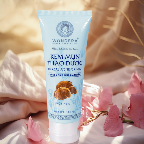 [HCM]Kem Mụn Thảo Dược Wondera Cao Cấp 100g không để lại sẹo thâm
