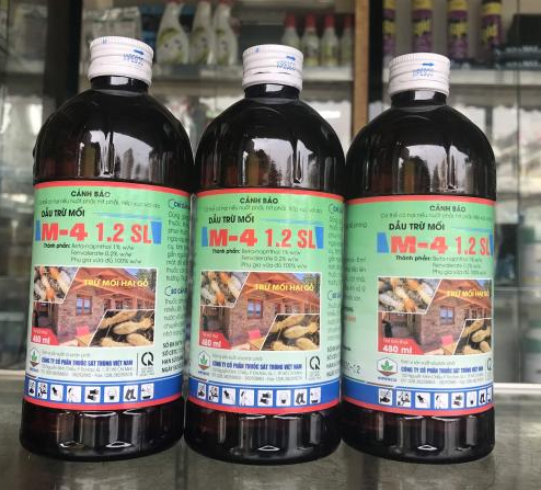 Dầu trừ mối M4 chai lớn 480ml giá rẻ