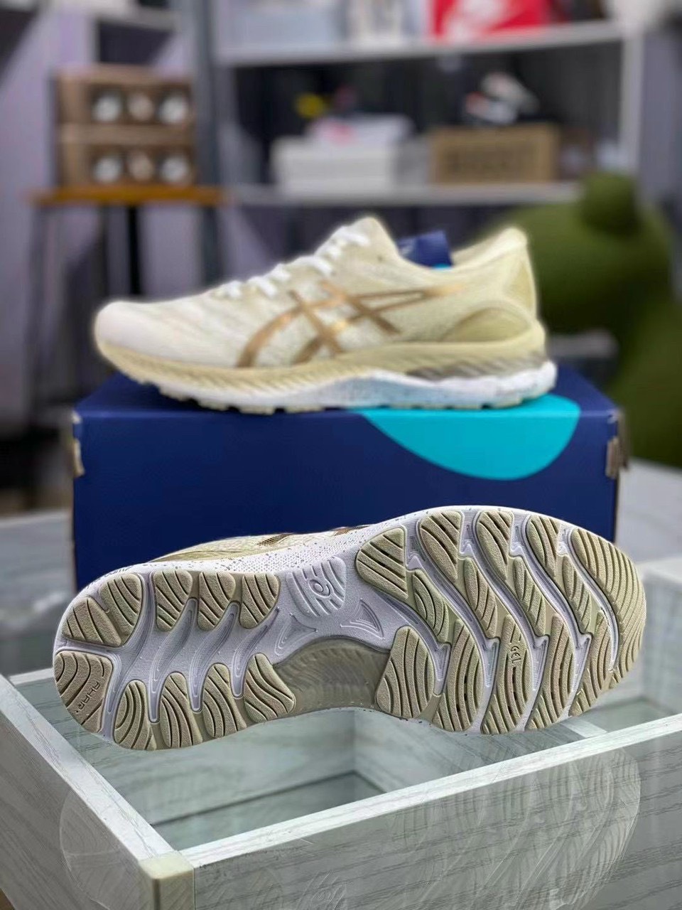 [SOCKS GIFT] [SALE] A S I C S GEL NIMBUS 23 MEN [ GOOD RUNNING ]