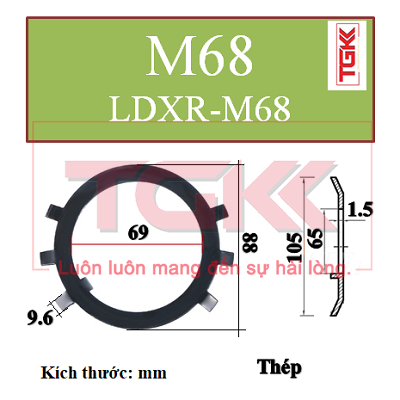 Long đen hãm trục m42-m85