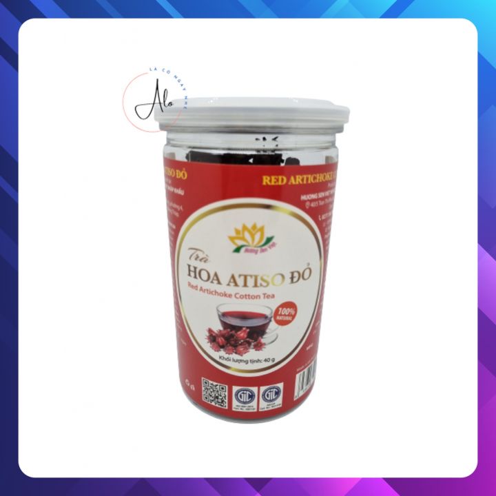 Trà atiso đỏ 40g _ hương sen việt