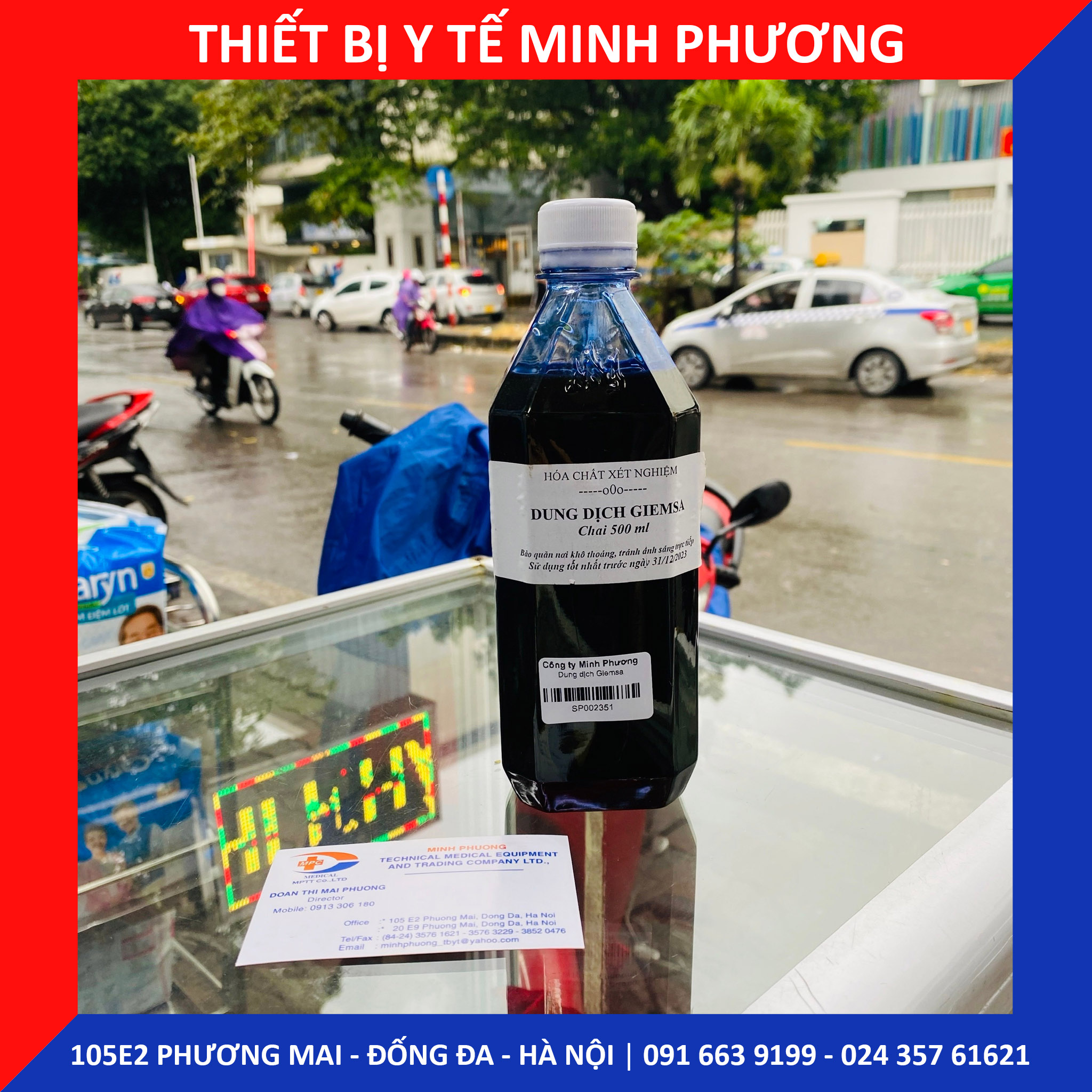 Dung dịch Giemsa chai 500ml