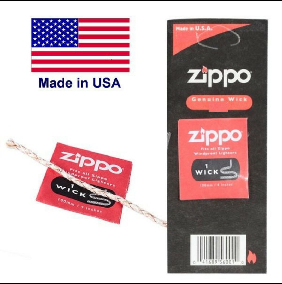 [ COMBO 2  Món ]Đá + Bấc (Tim) Dành Cho Bật Lửa Zippo Chính Hãng -Bền -Dễ Sử Dụng