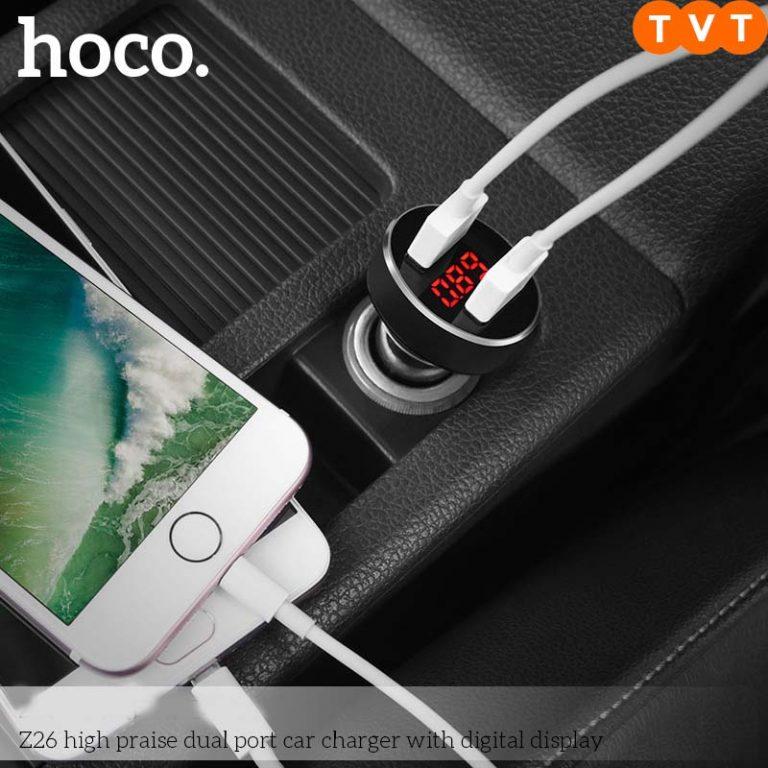 Tẩu sạc Hoco Z26