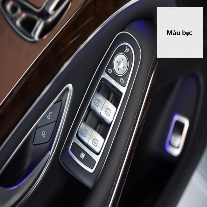 Chỉ viền trang trí nội thất ô tô, xe hơi cao cấp PHCV01 dài 5m (Màu Bạc)