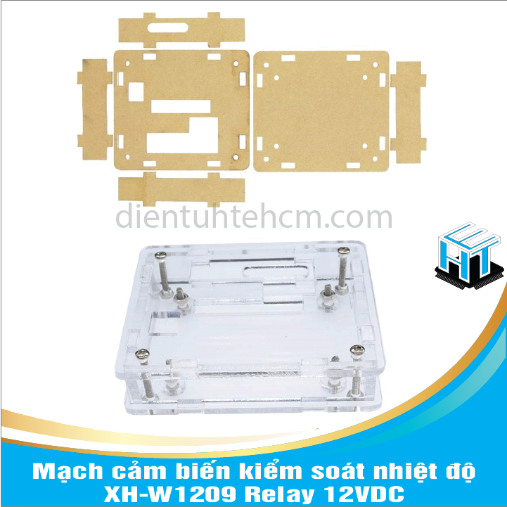 Mạch cảm biến kiểm soát nhiệt độ xh-w1209 relay 12vdc