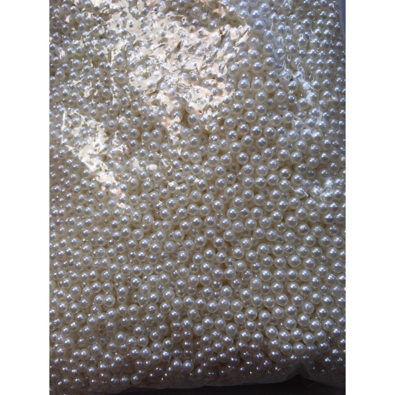 100 gram hạt nhựa ngọc trai không lỗ