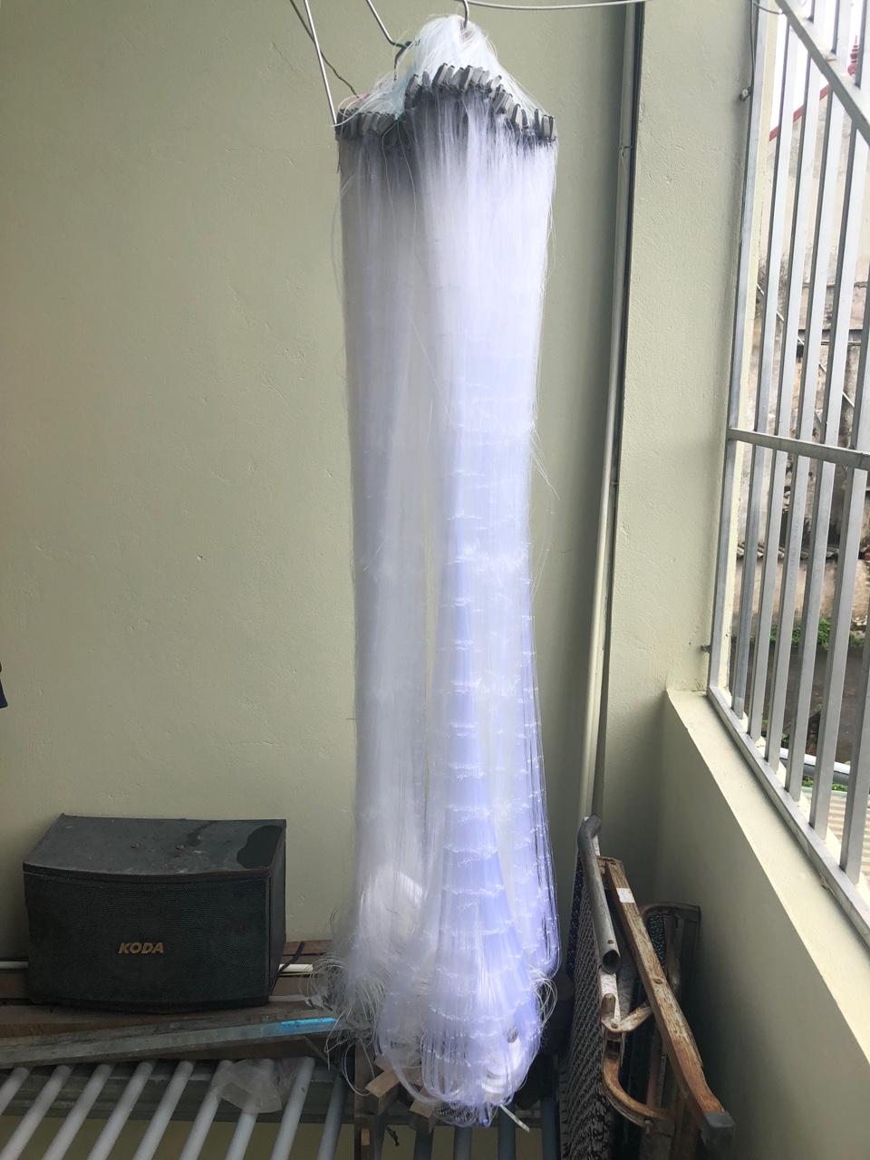 Lưới Đánh Cá - Cao 1m1 Dài 70m - Cước Trắng Tím 0.20mm Thái Lan