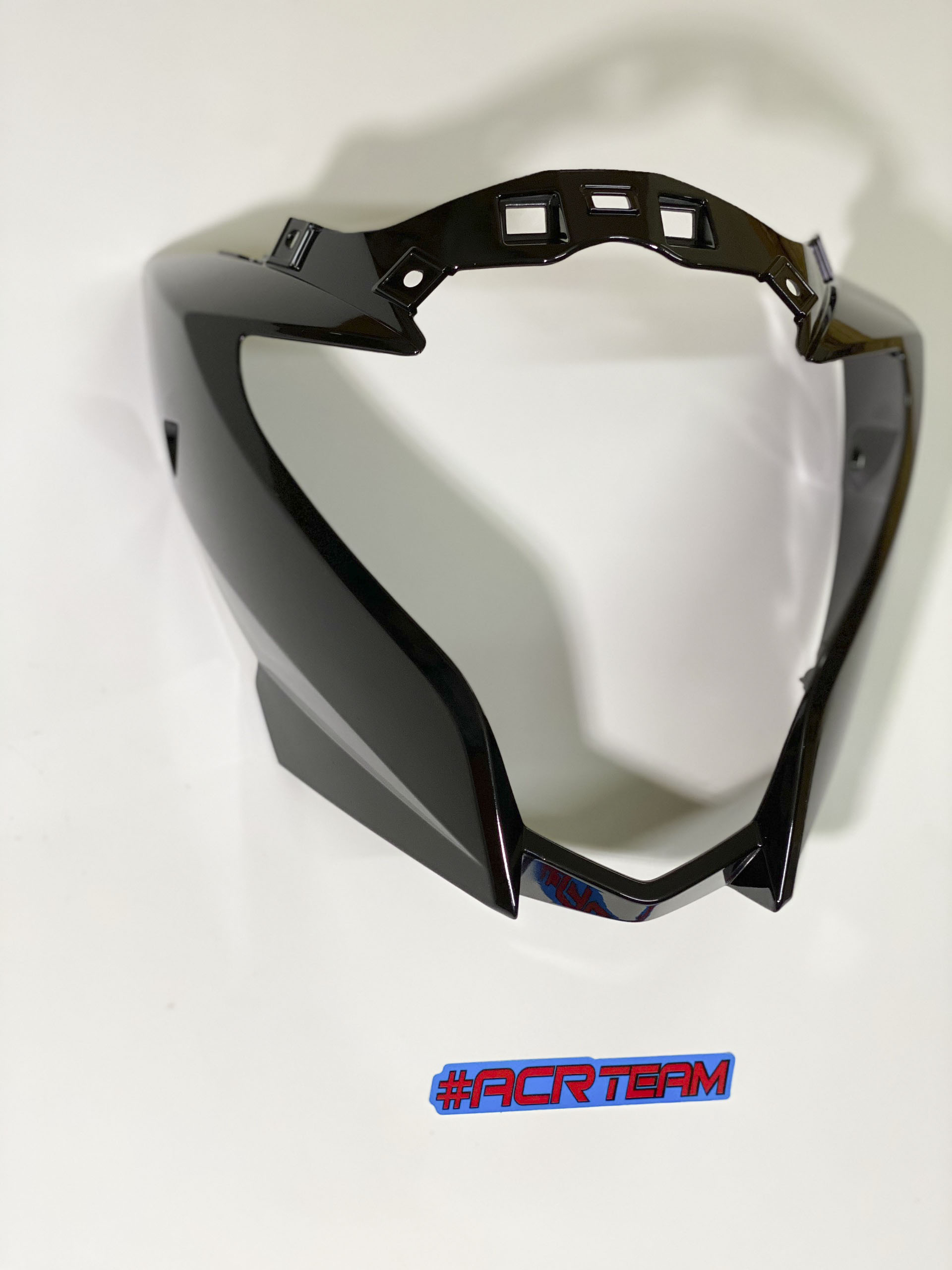 Ốp Đầu Đèn / Ốp Đèn Pha (Đen Bóng) - Raider Xăng Cơ