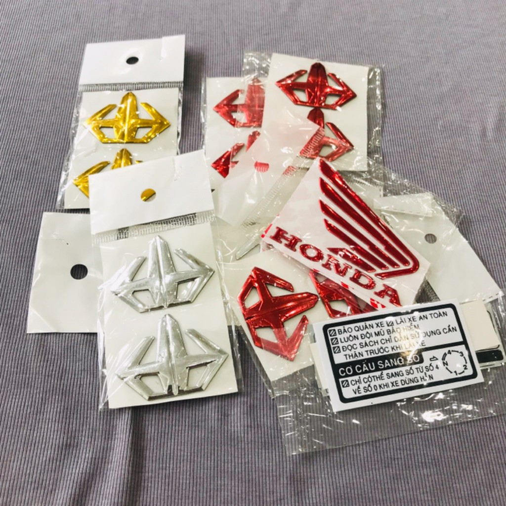 Tem Cặp logo Airblade kim cương sắc nét màu Bạc