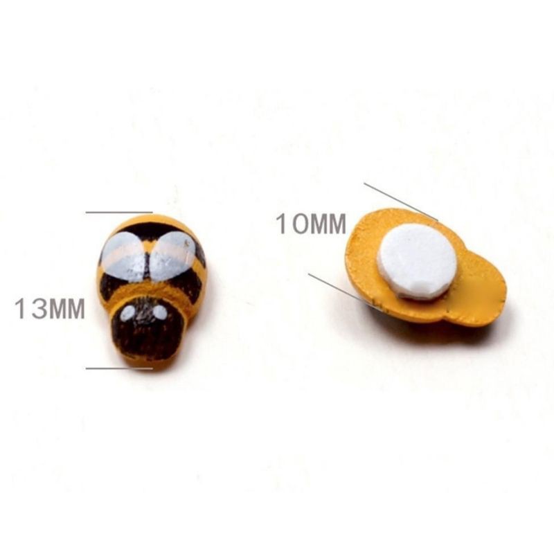 Bọ ong vàng mini phụ kiện trang trí tiểu cảnh
