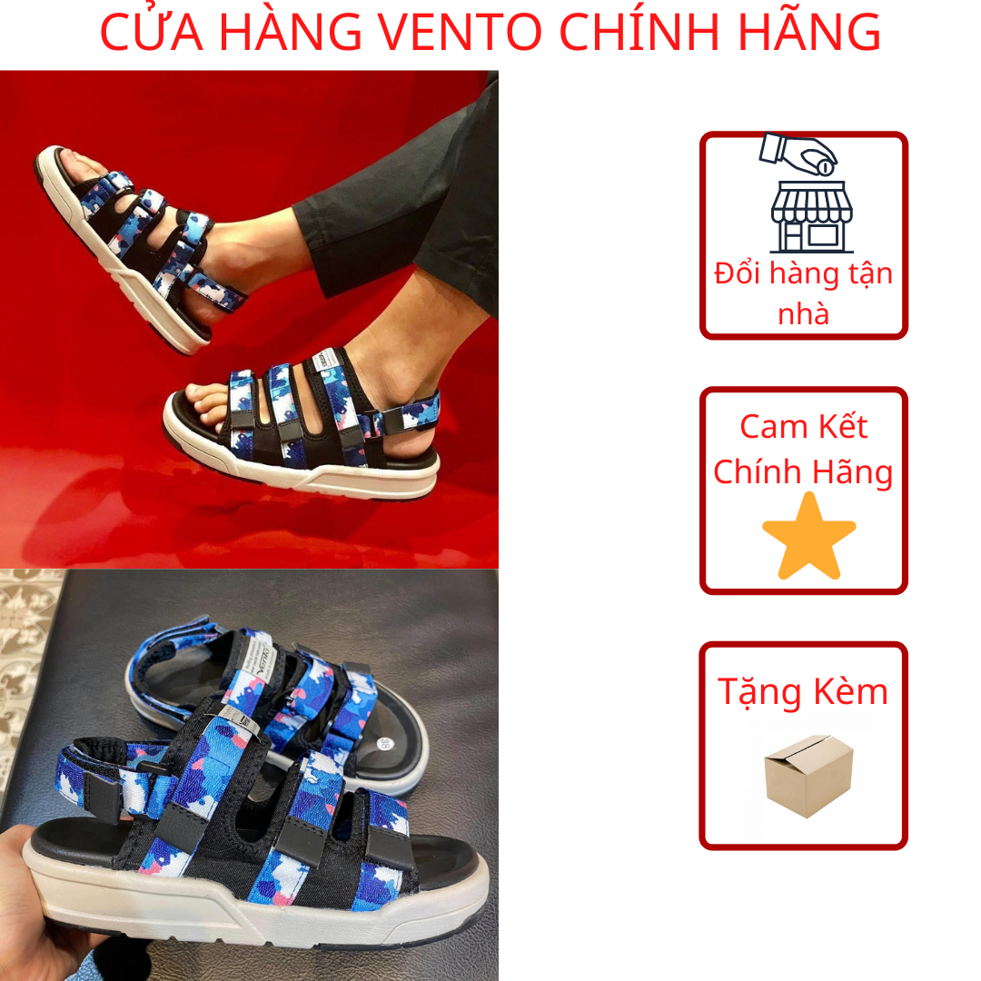 HCMDép sandal nam cao cấp xuất khẩu thời trang thương hiệu Vento NV1001