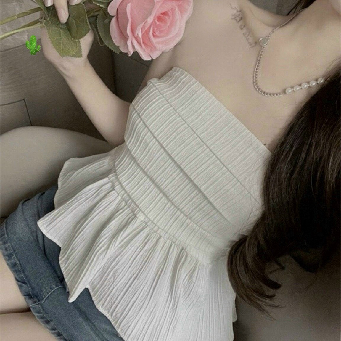 [HCM]áo quay , áo cup ngực , áo ống , áo kiểu lai bồng nhiều màu M002