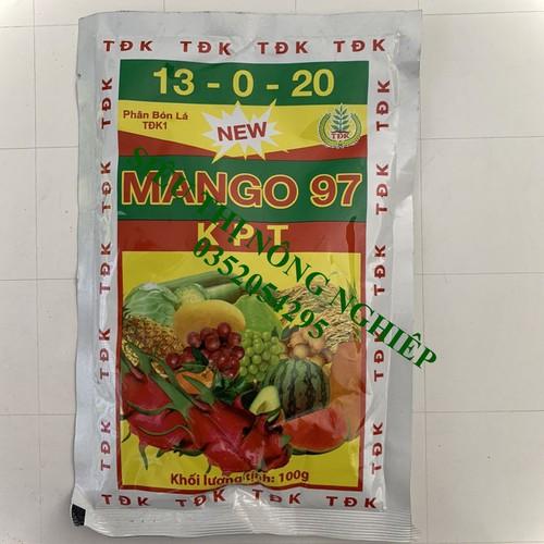 Phân bón lá kích ra hoa nhiều và đồng loạt - chuyên dùng cho thanh long MANGO 97 gói 100gr