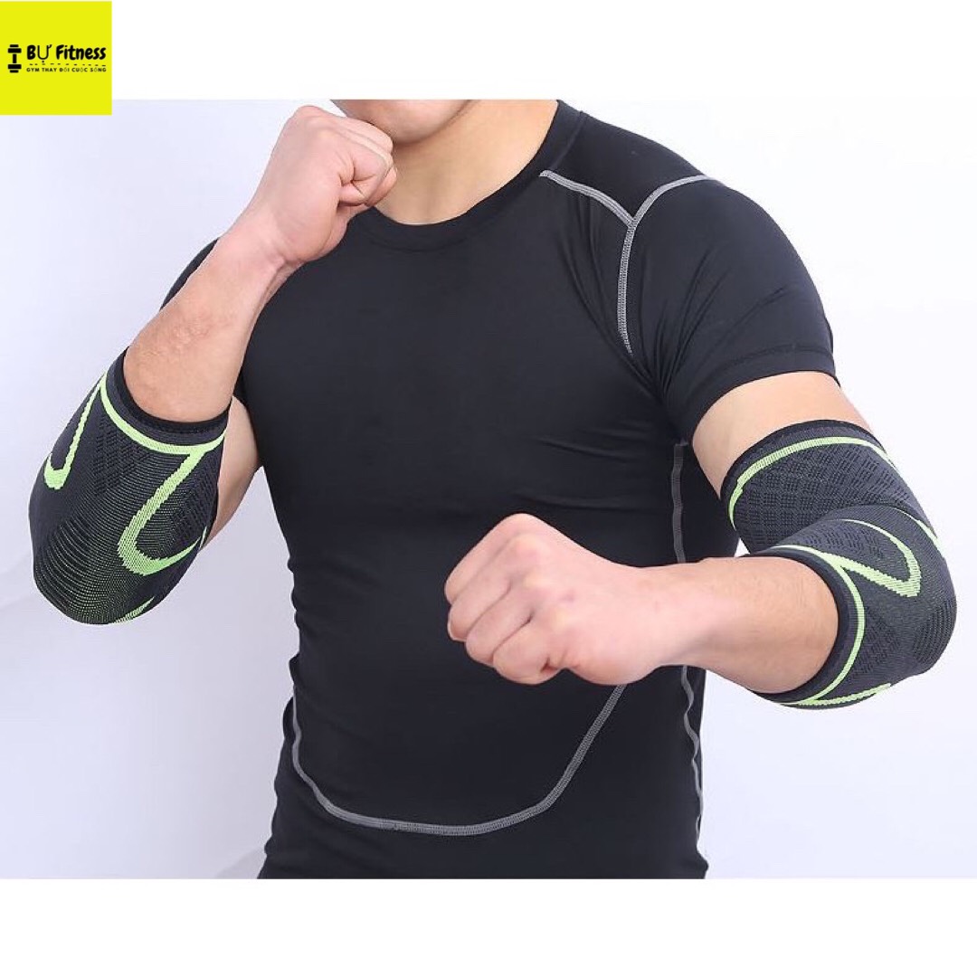 Băng khuỷu tay Aolikes co giãn tốt, băng cùi chỏ hạn chế chấn thương khi chơi thể thao