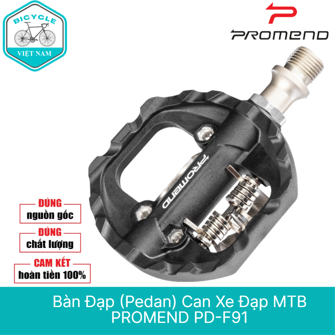 Pedan Bàn Đạp Can Xe Đạp PROMEND PD F91 – 2 Chế Độ SPD & Phẳng