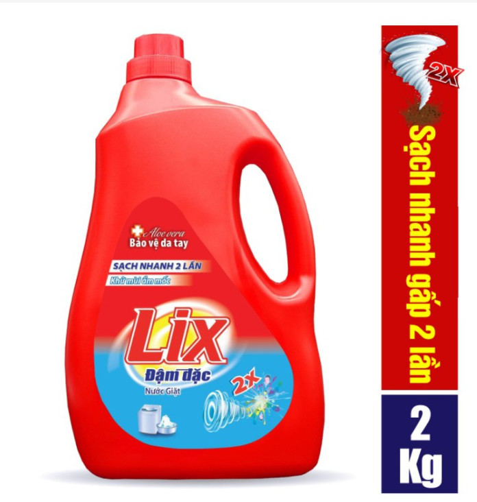NƯỚC GIẶT LIX ĐẬM ĐẶC 2KG