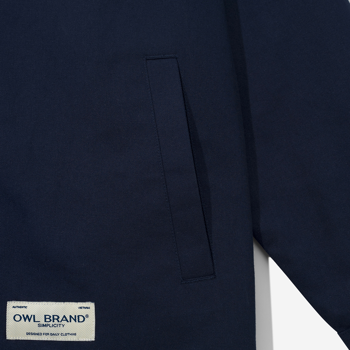 Áo khoác Owlbrand Kaki Simlicity/Navy