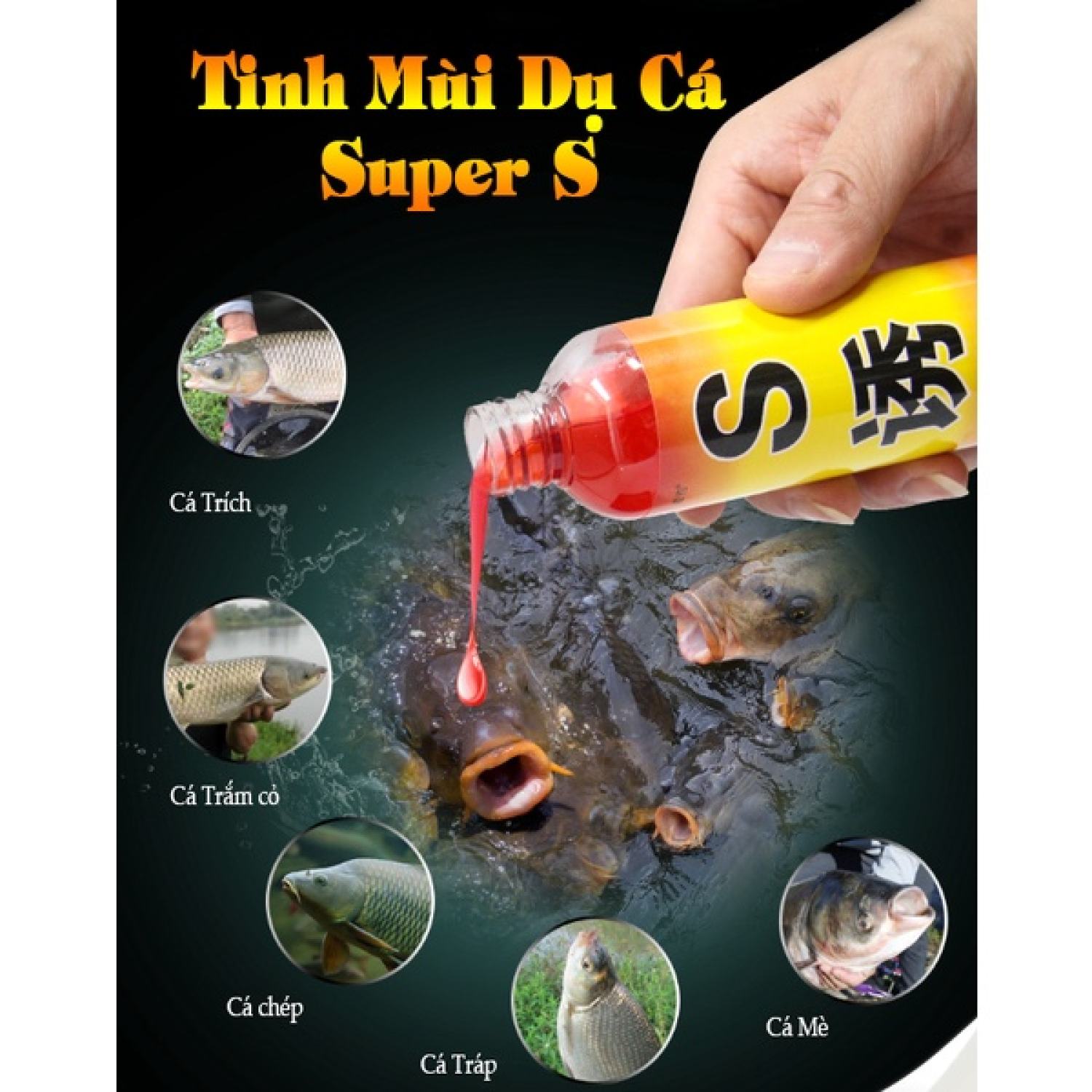 Tinh Mùi Dụ Cá Super S - Bán Chạy ƞhất Trυng Quốc