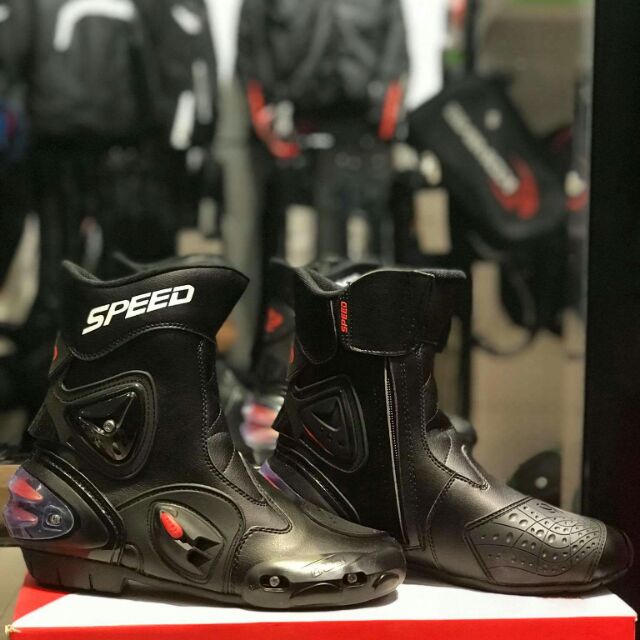 Giày bảo hộ moto Speed cổ lửng