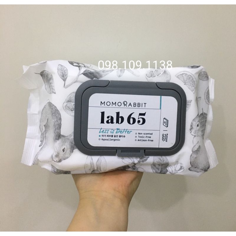 Khăn ướt cao cấp MOMO RABIT Hàn Quốc 72 tờ